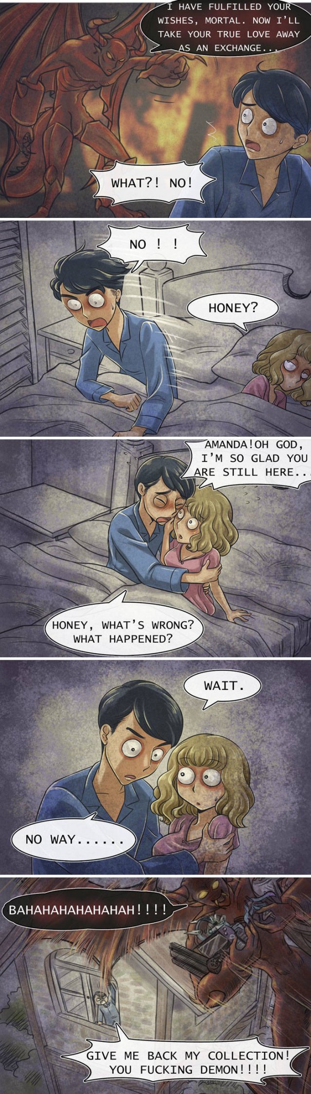 Very Scary Horror Comics With Unexpected Endings (18 pics)