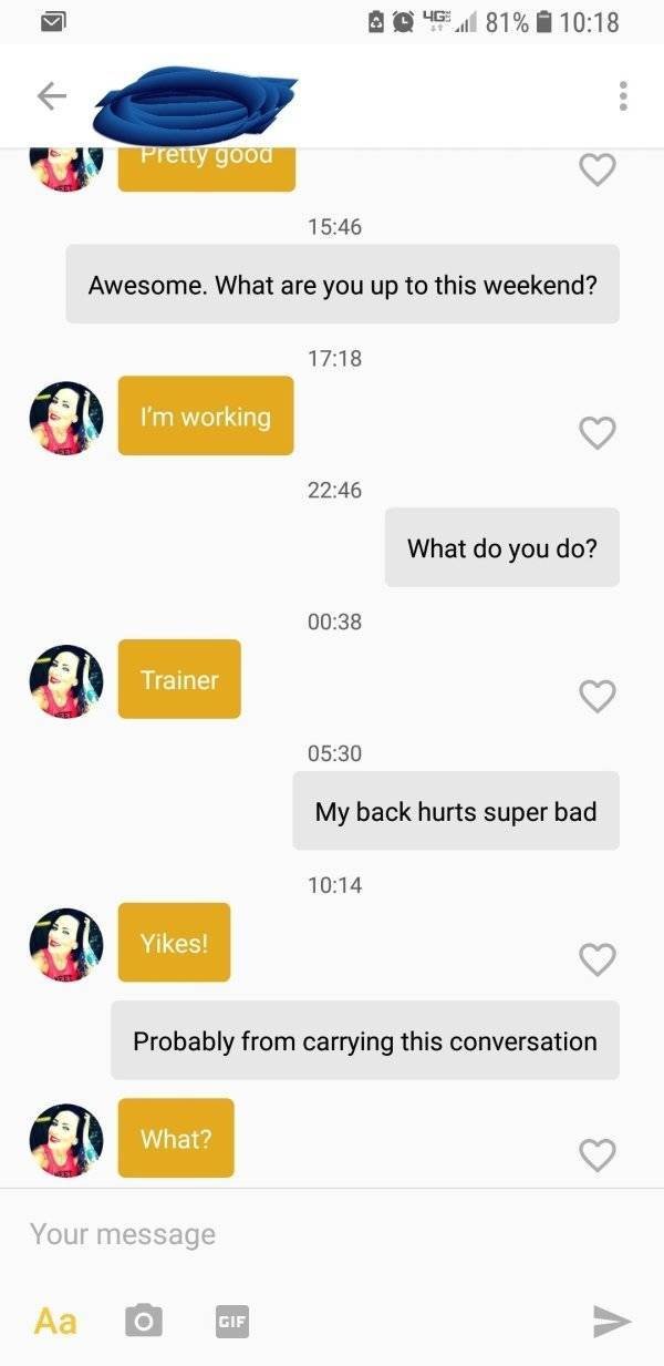 Awkward Dating Conversations (31 pics)