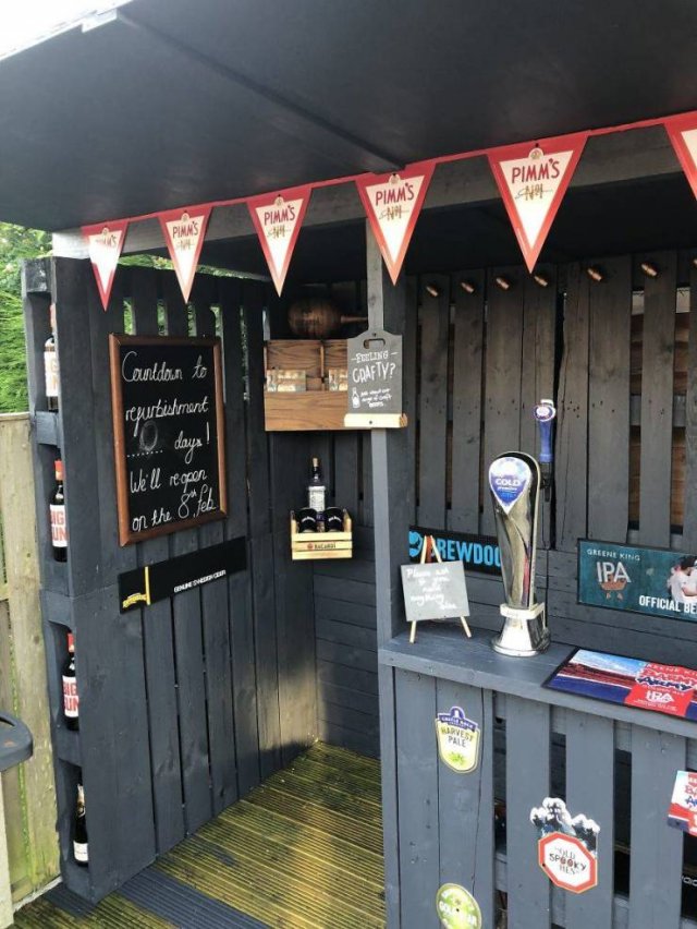 Bar From Pallets (15 pics)