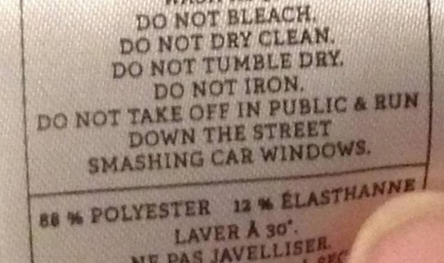 Funny Labels And Instructions (20 pics)