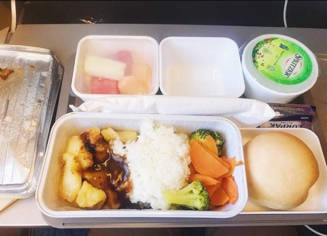 Economy Class Food Vs Business Class Food (38 pics)