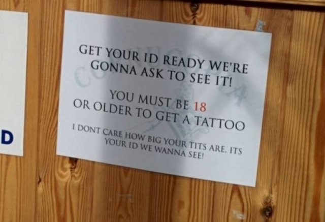 Signs From Tattoo Shops (24 pics)