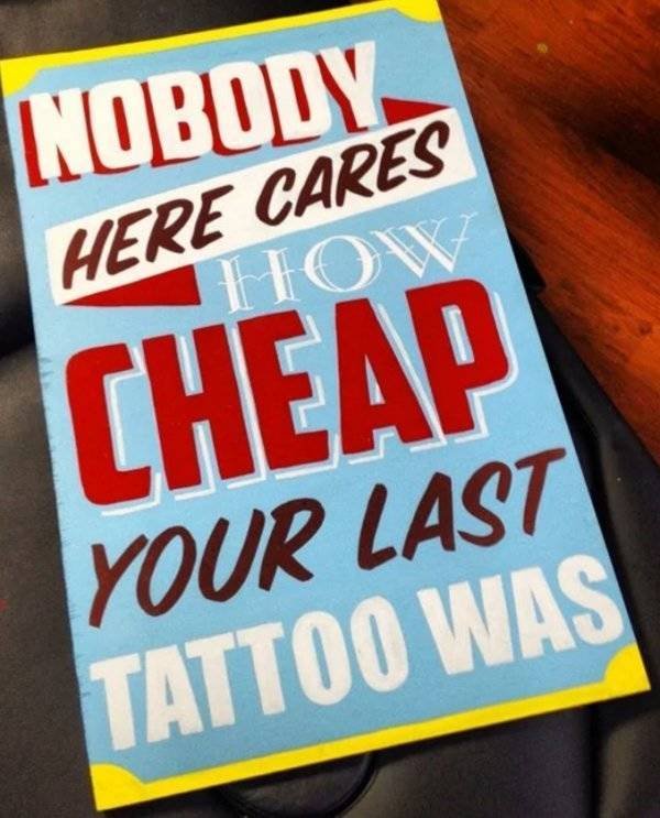 Signs From Tattoo Shops (24 pics)