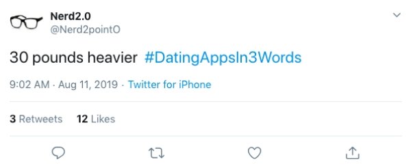 Dating Apps in 3 Words (15 pics)