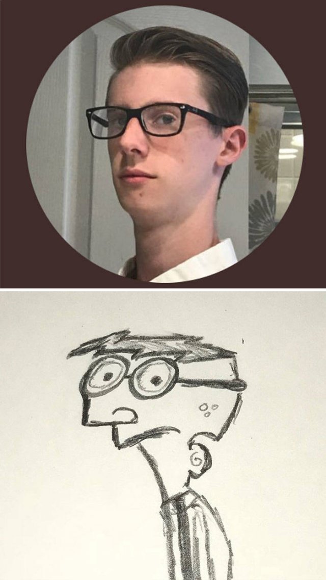 One Guy Is Drawing Funny People’s Twitter Profile Pics (40 pics)