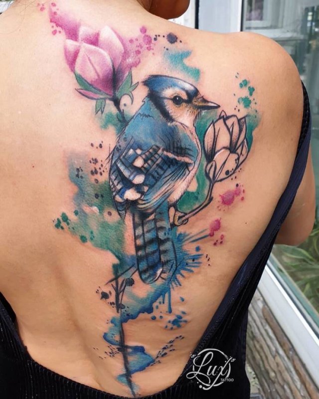 Tattoos With Watercolor Technique (29 pics)