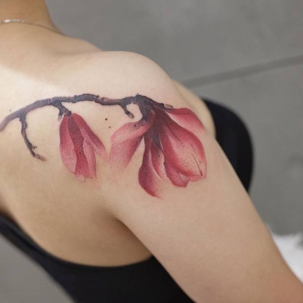 Tattoos With Watercolor Technique (29 pics)