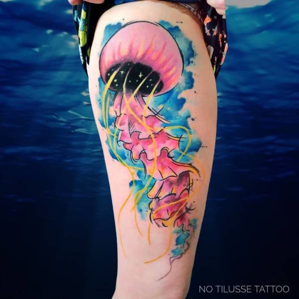 Tattoos With Watercolor Technique (29 pics)