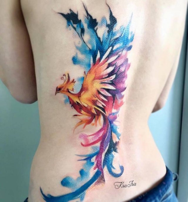 Tattoos With Watercolor Technique (29 pics)