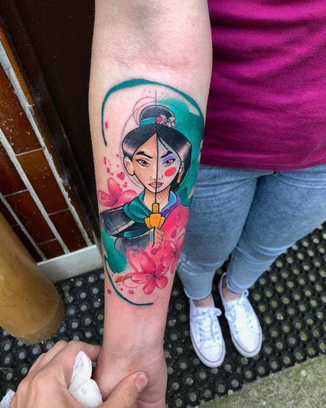 Tattoos With Watercolor Technique (29 pics)