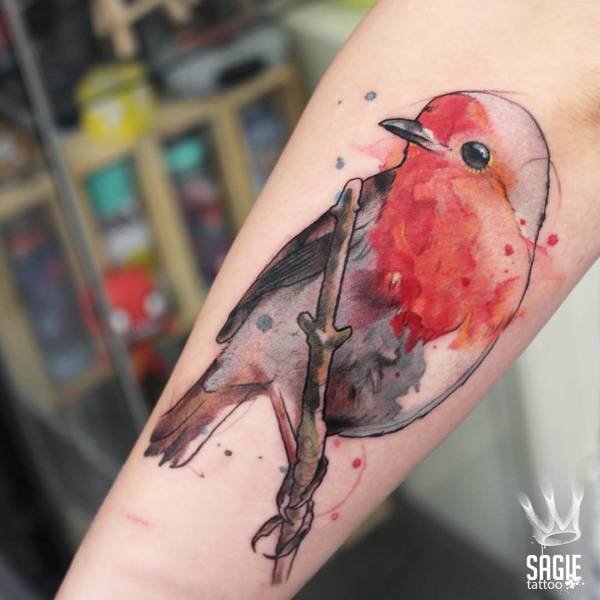 Tattoos With Watercolor Technique (29 pics)