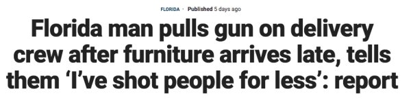 Nothing New In Florida According To This Year's Headlines (32 pics)