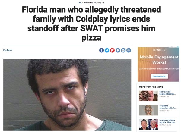 Nothing New In Florida According To This Year's Headlines (32 pics)
