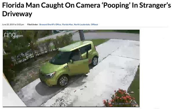 Nothing New In Florida According To This Year's Headlines (32 pics)