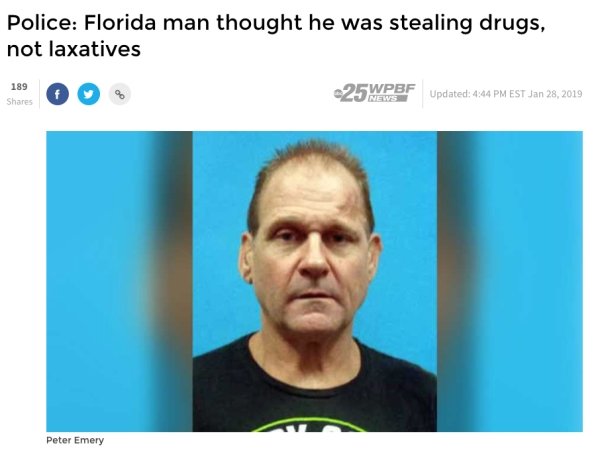 Nothing New In Florida According To This Year's Headlines (32 pics)