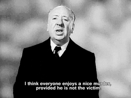 A Tribute To Alfred Hitchcock (17 gifs)