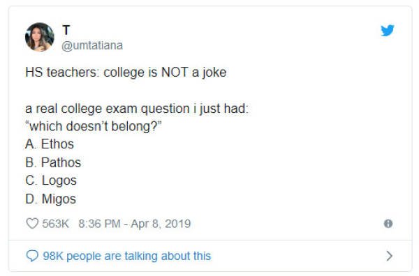 Funny Tweets About College Students (17 pics)