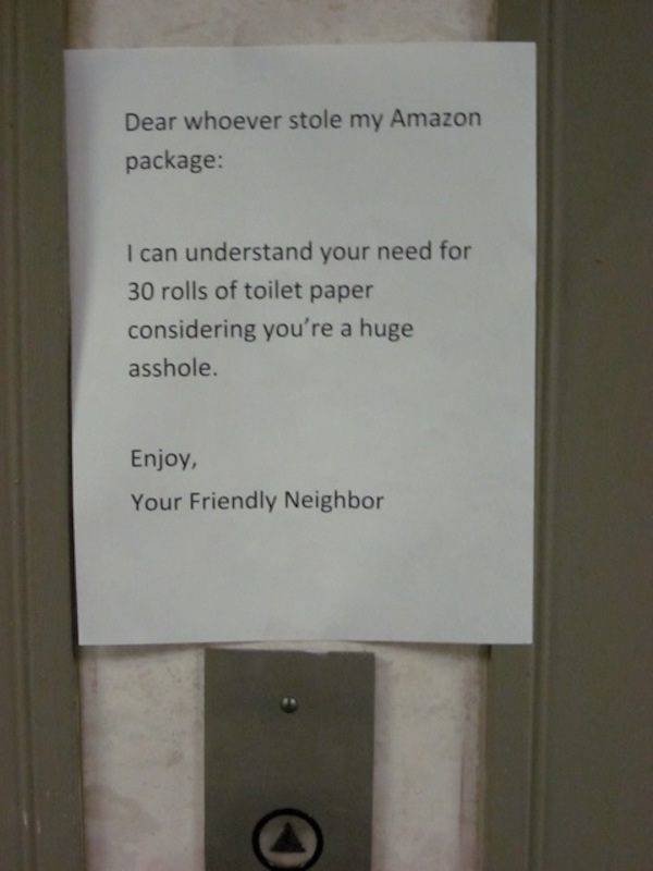 Passive Aggressive Bathroom Notes (31 pics)