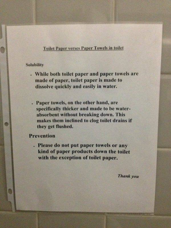 Passive Aggressive Bathroom Notes (31 pics)