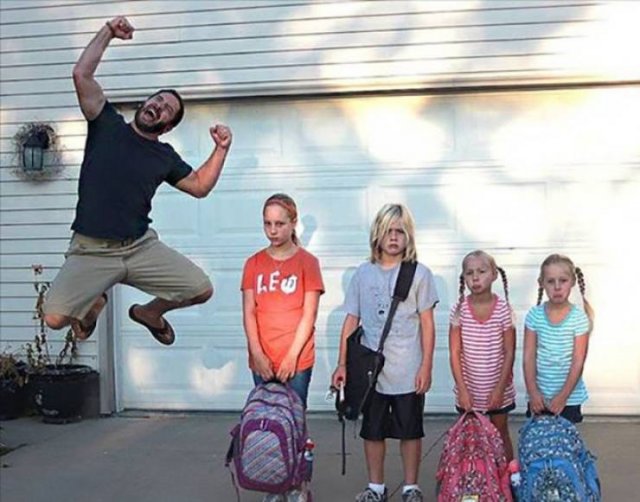 Parents Celebrate Back To School (21 pics)