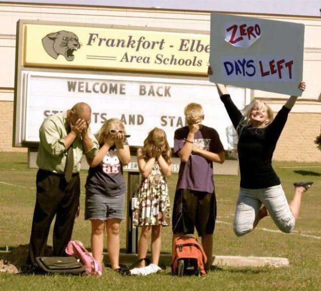 Parents Celebrate Back To School (21 pics)