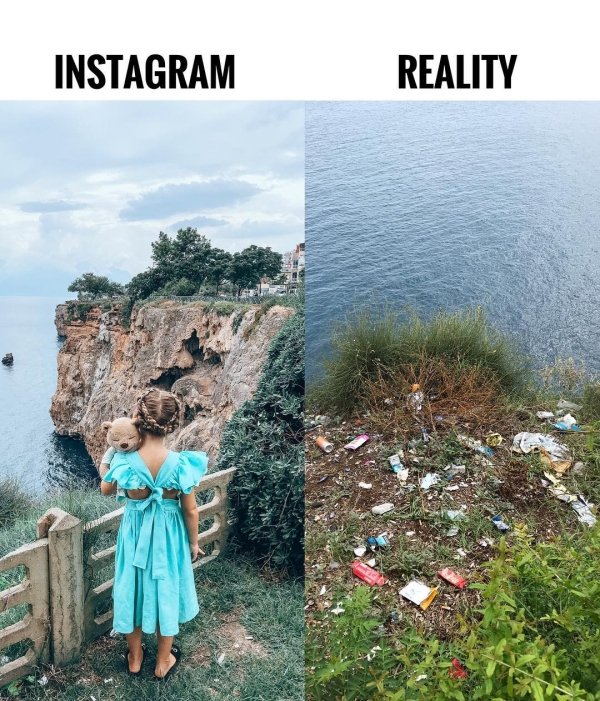 travel instagram vs reality