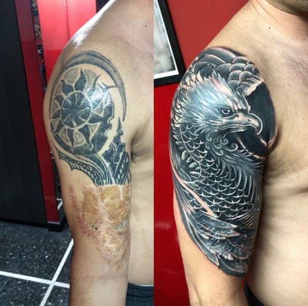 Awesome Tattoo Cover-ups (31 pics)