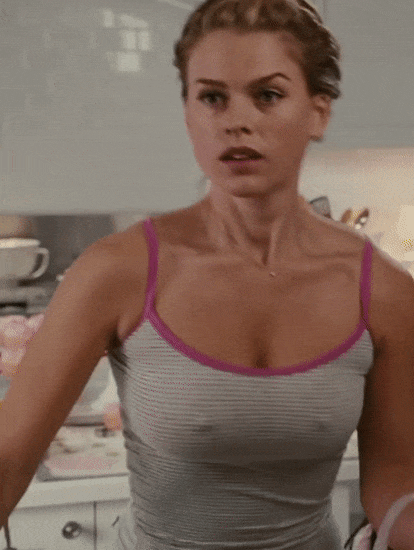 Braless Celebs In The Movies (18 GIFs)