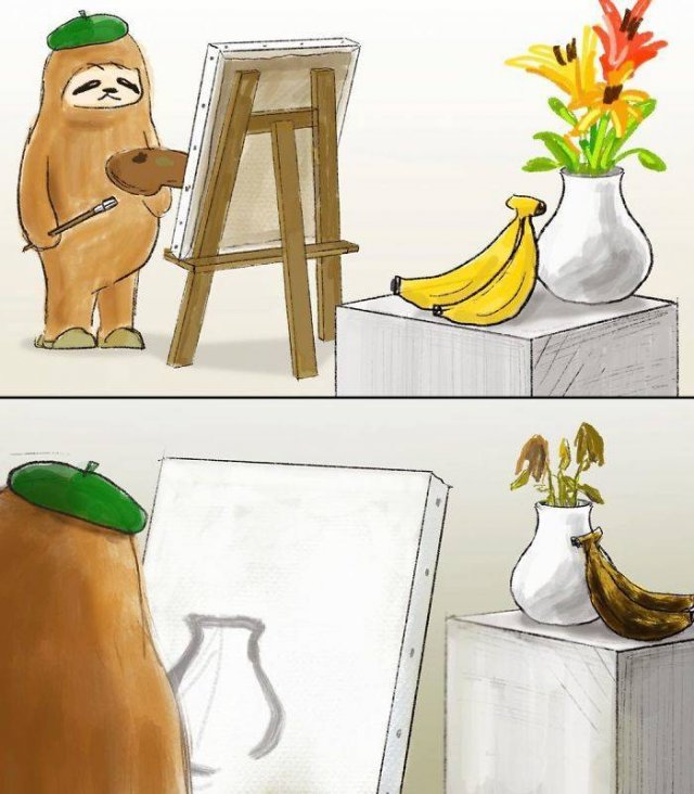 Sloth Problems By A Japanese Artist Keigo (30 pics)