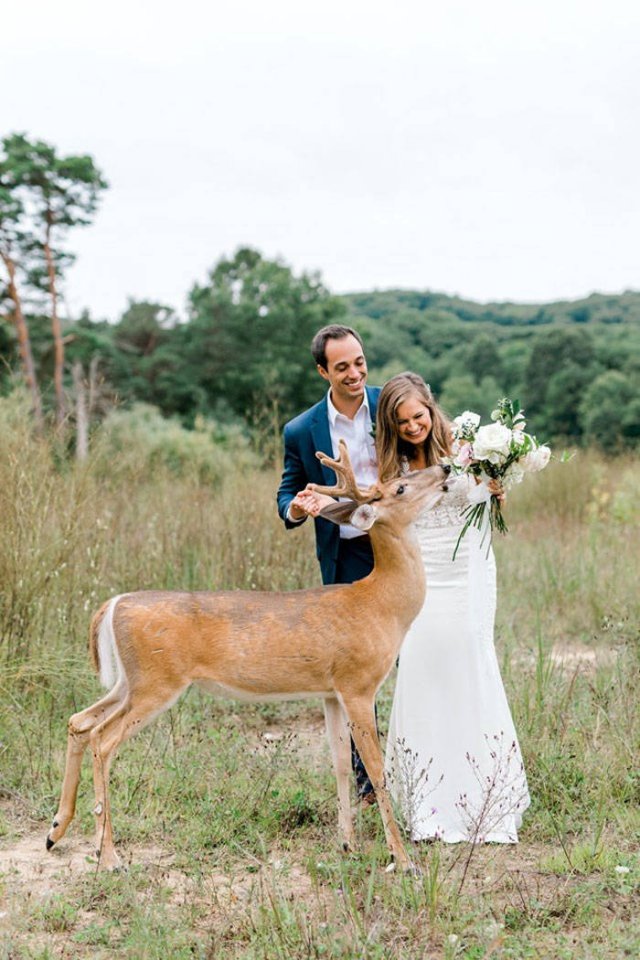 A Wedding Photoshoot Interrupted (16 pics)