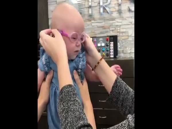 Baby Sees Mom Through Her New Glasses