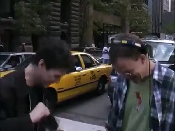 Keanu Reeves On The Set Of 'The Matrix'