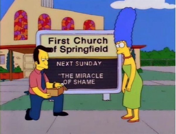 Funny Signs On "The Simpsons" (30 pics)