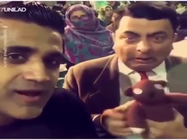 Mr. Bean Cosplay Found At A Football Game In Pakistan