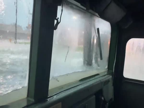 Driving A Hummer During A Flood