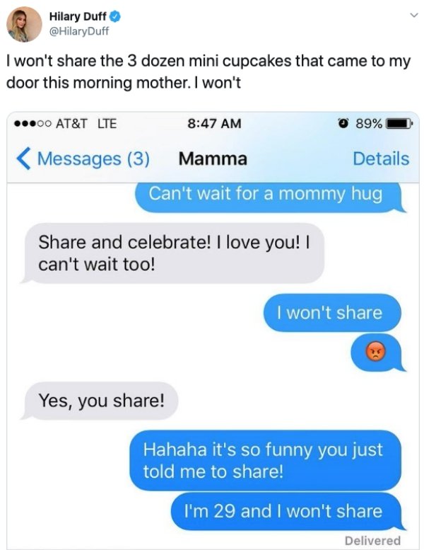 Celebrities Share Texts From Their Parents (18 pics)
