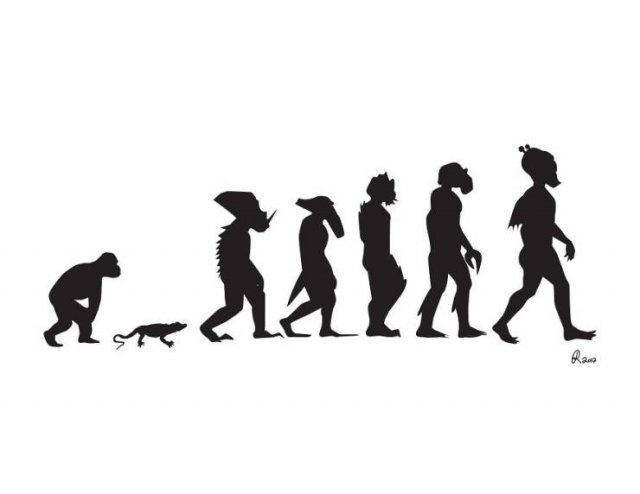 Funny Illustrations About The Evolution (30 pics)