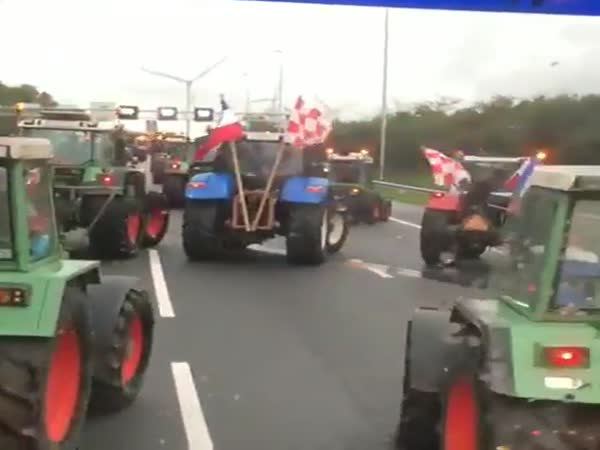 Farmers Are Protesting In The Netherlands And Also Having A Little Fun