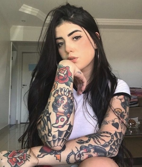 Tattooed Girls Are Special (58 pics)