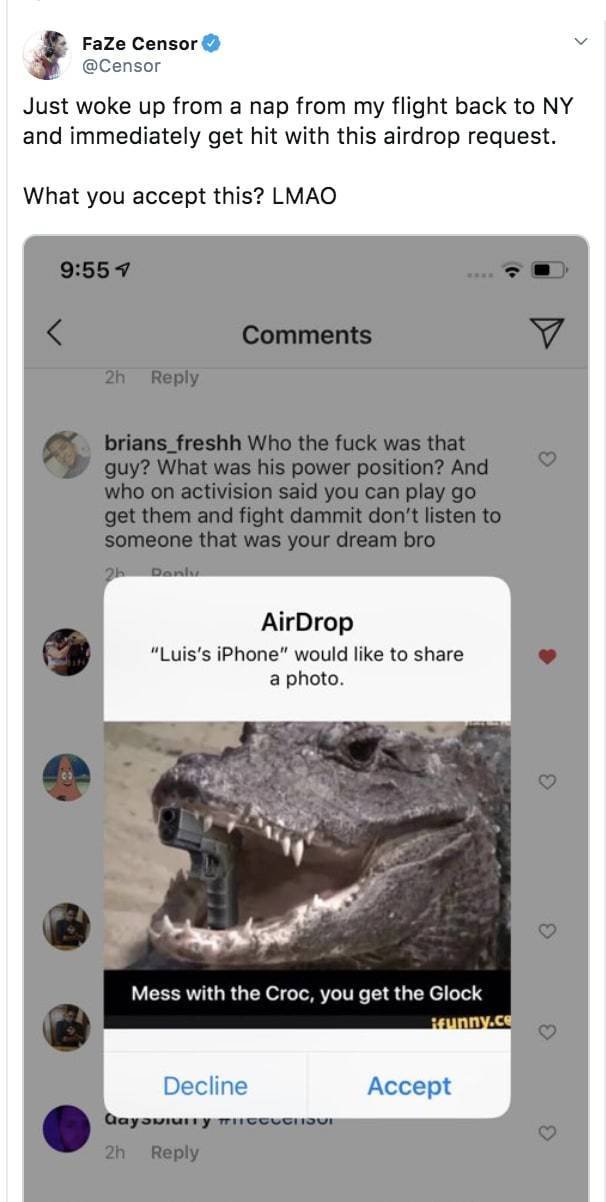 AirDrop Trolling (23 pics)