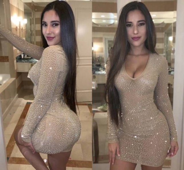 Ladies In Tight Dresses (57 pics)