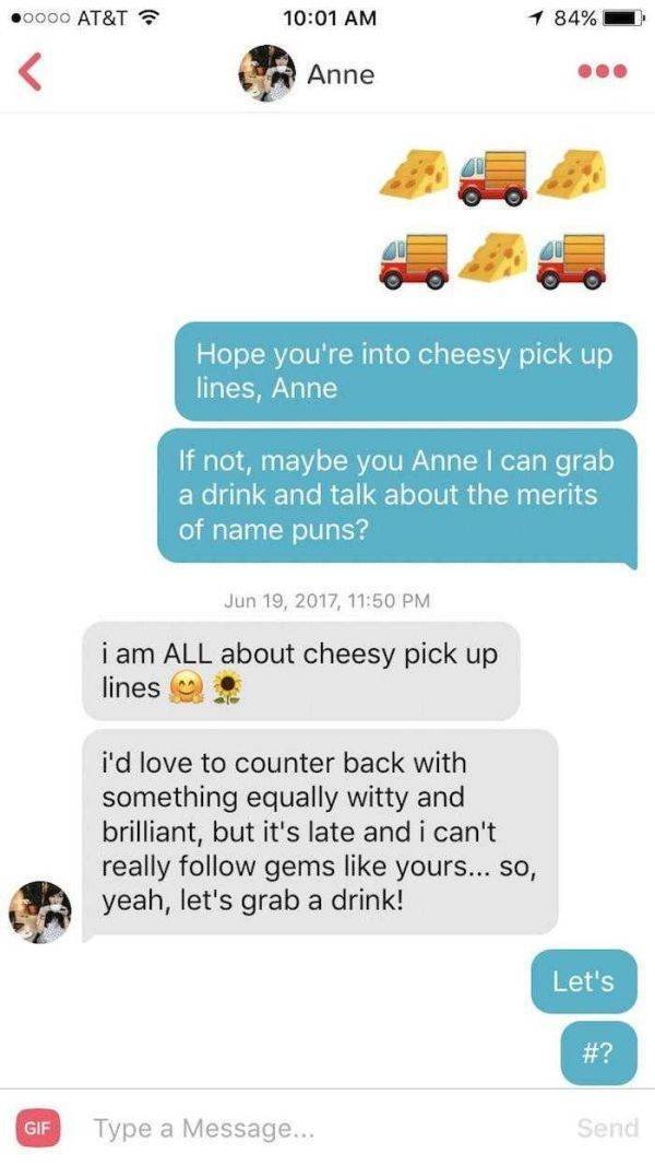 Tinder Pick-Up Lines (25 pics)