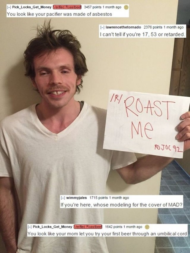 "Roast Me!" Comments (30 pics)