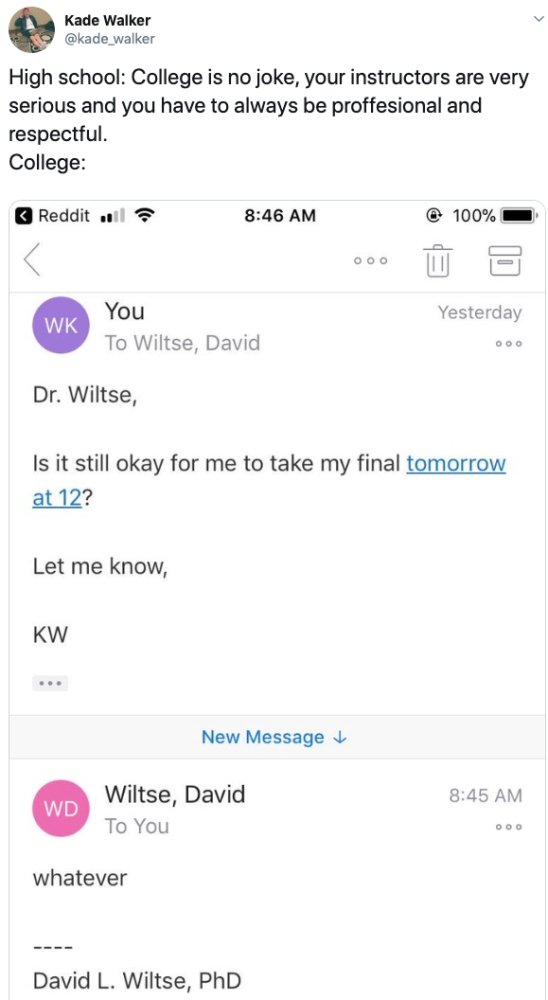 Messages Between Professors And Students (30 pics)