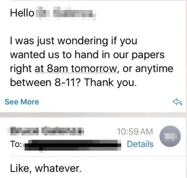 Messages Between Professors And Students (30 pics)