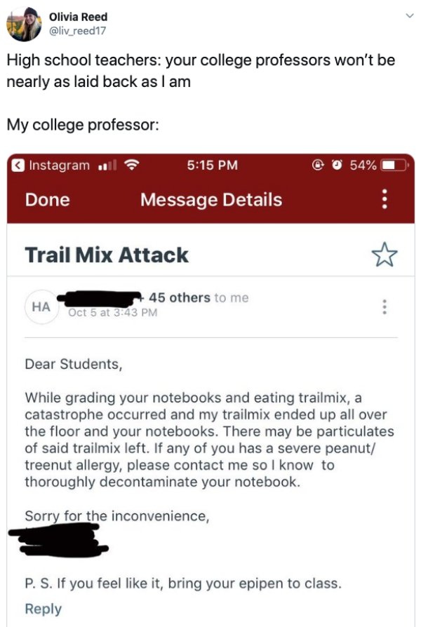 Messages Between Professors And Students (30 pics)