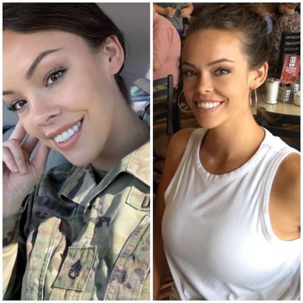 Sexy Girls With And Without Uniforms (41 pics)