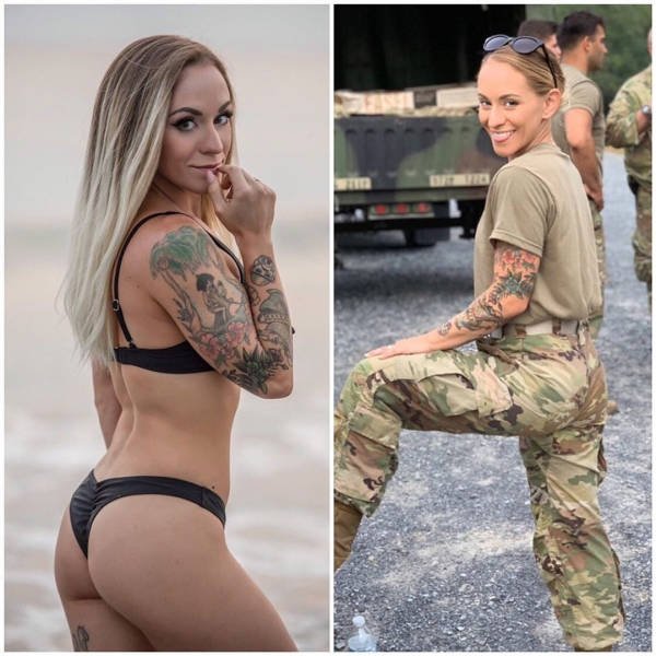 Sexy Girls With And Without Uniforms (41 pics)