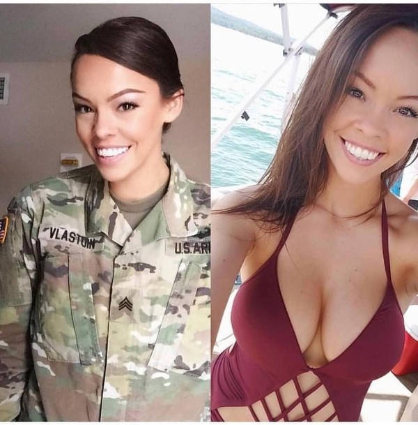 Sexy Girls With And Without Uniforms (41 pics)