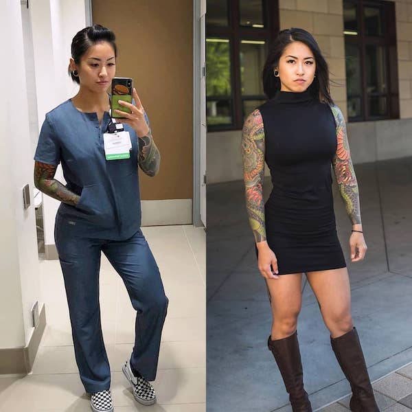 Sexy Girls With And Without Uniforms (41 pics)